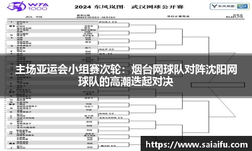 主场亚运会小组赛次轮：烟台网球队对阵沈阳网球队的高潮迭起对决